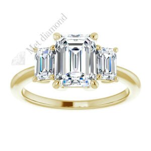 4 karat mozanit taşlı yüzük tria-uc011