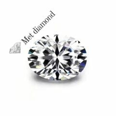 10 karat oval mozanit taş - tasov1000