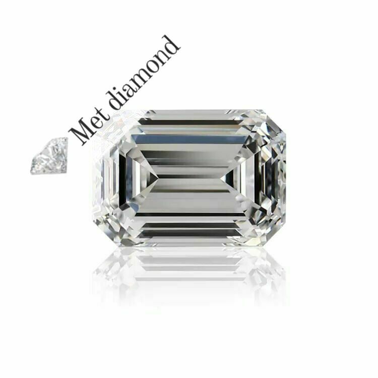 10 karat baget mozanit taş - tasem1000