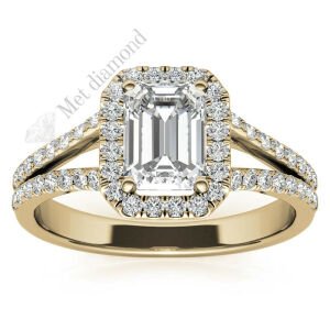 1.50 karat mozanit pırlanta yüzük -hly041