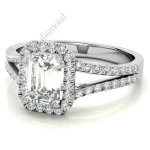 1.50 karat mozanit pırlanta yüzük -hly041