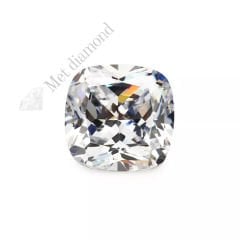 1 karat yastık kesim mozanit taş (cursion)