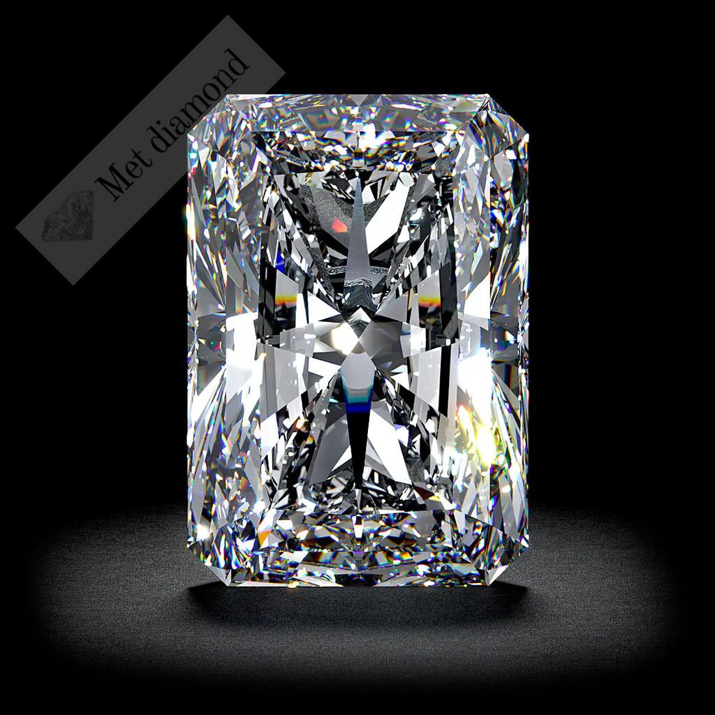 1 karat raidant kesim mozanit taş - tasra100