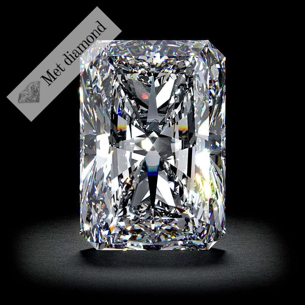 5 karat raidant kesim mozanit taş - tasra500