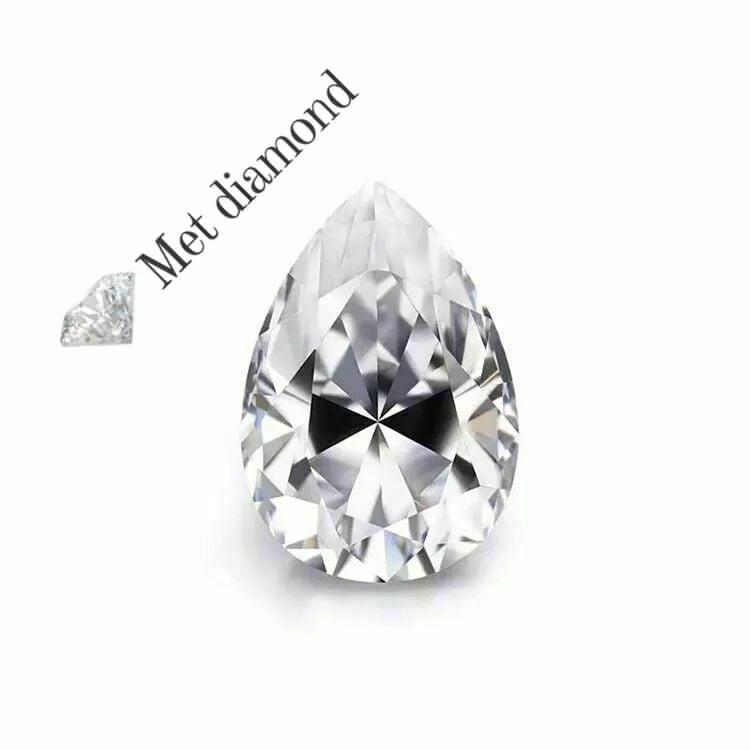 10  karat damla kesim mozanit taş