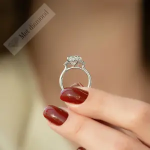 3 karat oval lab grown pırlanta tektaş yüzük lab005