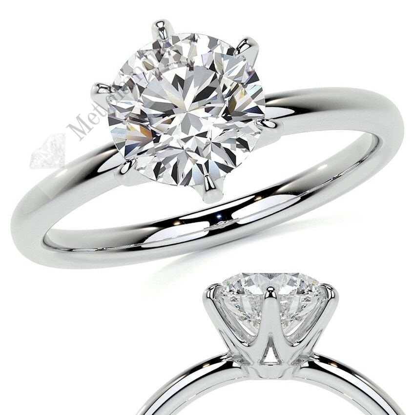 5 karat mozanit taşlı yüzük mzn50