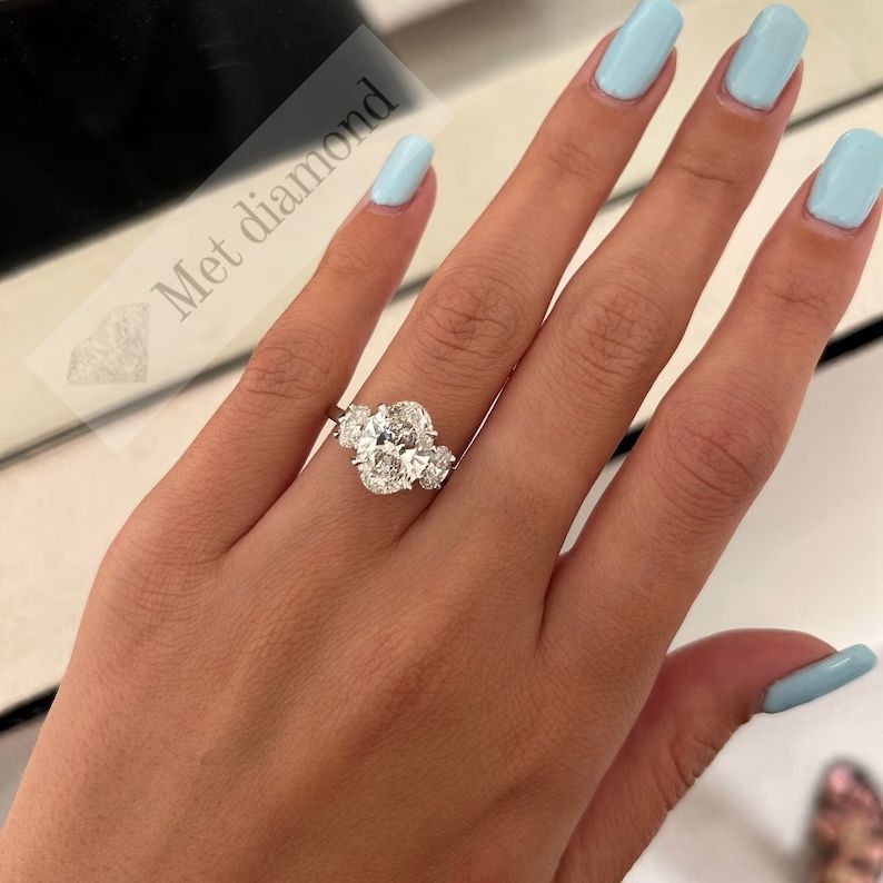 6 Karat mozanit taşlı yüzük ov078