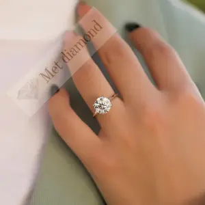 3 karat lab grown pırlanta tektaş yüzük lab006