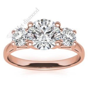 1,60 karat mozanit taşlı yüzük tria uc014