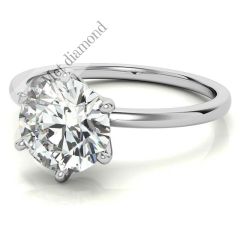 2 karat mozanit taşlı yüzük tifany  mzn2a