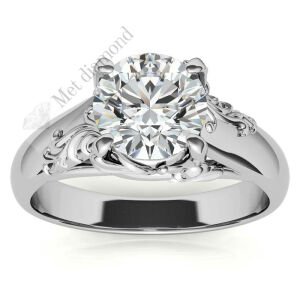 1 karat mozanit taşlı yüzük mzn53