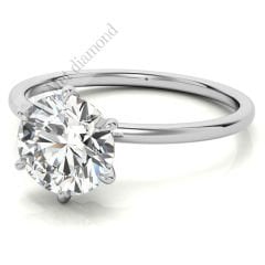 2 karat mozanit taşlı yüzük tifany mzn3