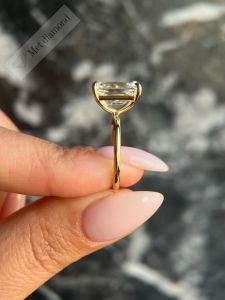 5 karat mozanit taşlı tek taş yüzük - bgt78