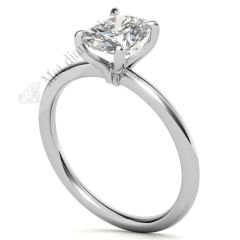 1 karat mozanit taşlı  yüzük oval kesim ov045