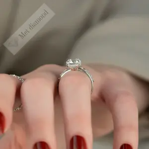 2 karat lab grown pırlanta tektaş yüzük lab008