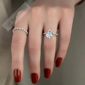 2 karat lab grown pırlanta tektaş yüzük lab008