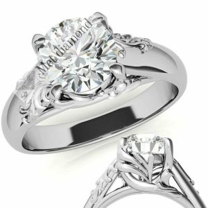 3 karat mozanit pırlanta yüzük -mzn53b