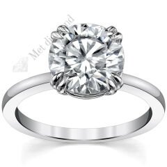 5 karat mozanit pırlanta yüzük tifany model