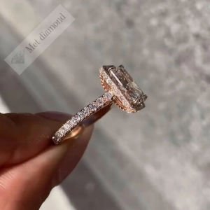 4 karat raidant kesim mozanit taşlı yüzük bgt88