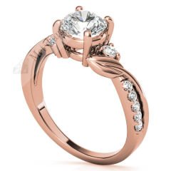 1,30 karat mozanit taşlı yüzük mzn210