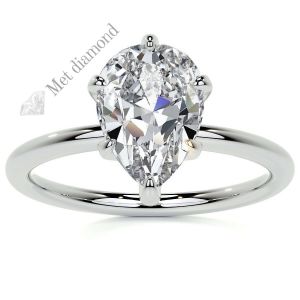 2 karat mozanit taşlı yüzük damla dml29a