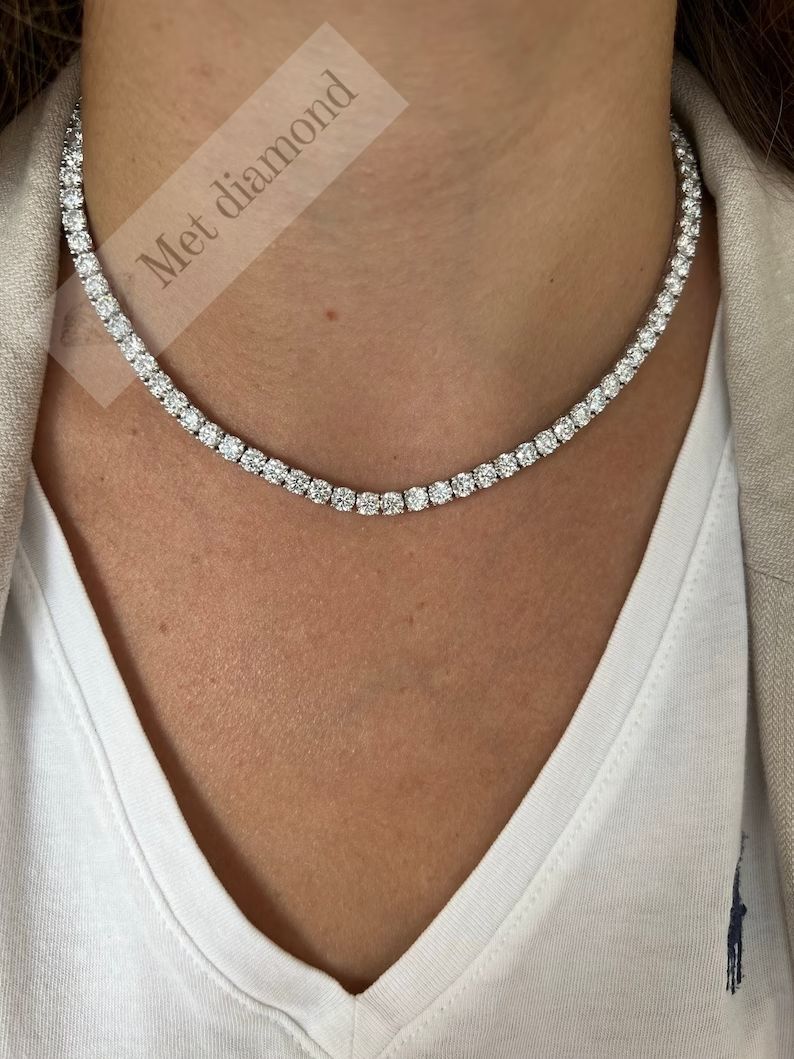 30 karat mozanit taşlı su yolu model gerdanlık kol030