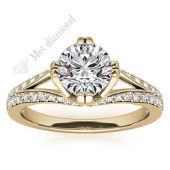 1,80  karat mozanit taşlı yüzük mzn202