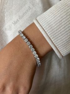 18 karat mozanit taşlı bileklik-blk2000