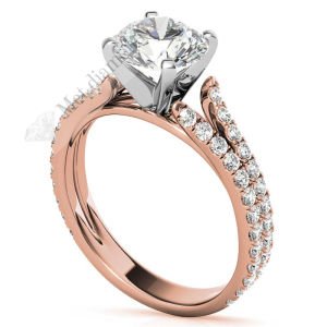 1,40  karat mozanit taşlı yüzük bgt137