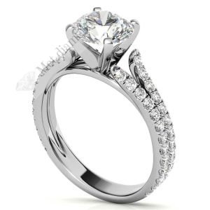 1,40  karat mozanit taşlı yüzük bgt137