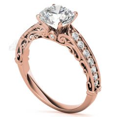 2,30 karat mozanit taşlı yüzük mzn212