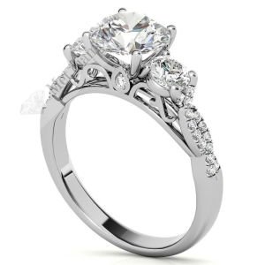 2,70 karat mozanit taşlı yüzük tria tria270