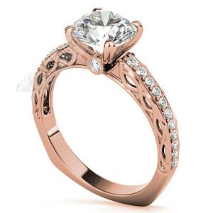 2,50 karat mozanit taşlı yüzük mzn221