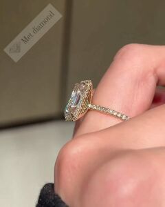 5,40 karat mozanit taşlı yüzük hly540