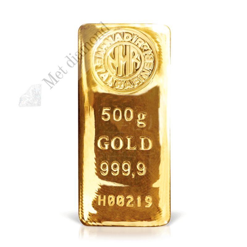 500 Gram külçe altın