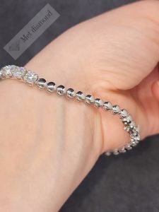 8 karat mozanit pırlanta  bileklik -mzb7