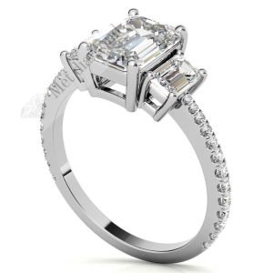 3.30 karat mozanit taşlı yüzük tria tria300