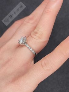 1,70 karat mozanit taşlıyüzük mzn113c