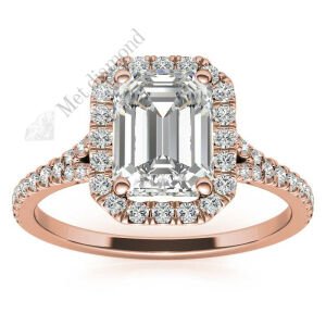 2,50 karat mozanit taşlı yüzük baget kesim -bgt14