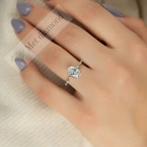 2.15 karat lab grown pırlanta tektaş yüzük lab001