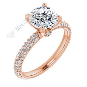 2,60 karat mozanit taşlı yüzük katedral mzn216