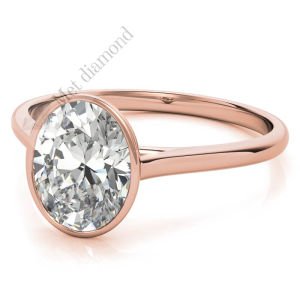 2 karat mozanit taşlı yüzük ov018