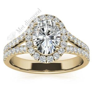 1,70 karat mozanit pırlanta yüzük antruj model