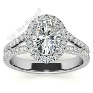 1,70 karat mozanit pırlanta yüzük antruj model