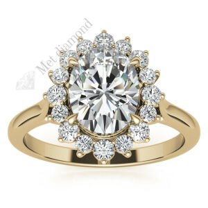 3,20 karat mozanit taşlı yüzük antruj model