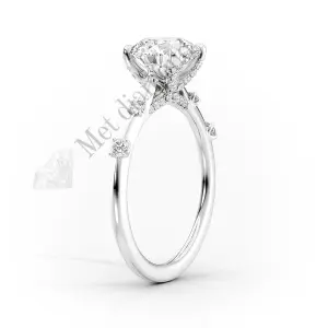 3.50 karat lab grown pırlanta tektaş yüzük lab002