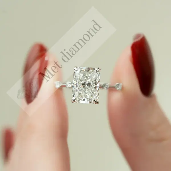 3.50 karat lab grown pırlanta tektaş yüzük lab002