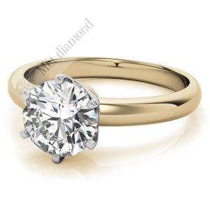 2 karat mozanit taşlı yüzük tasarım mzn49