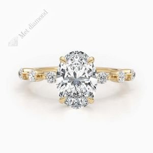 3,50 karat mozanit taşlı tektaş yüzük ov068